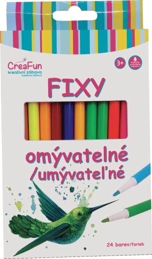 Миещи се флумастери CREAFUN – 24 цвята