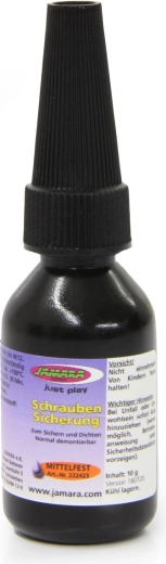 Jamara medium-strength thread-locking lacquer 10 g blue