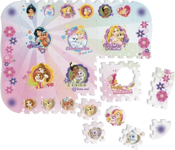 Пенена пъзел-подложка Disney Princess 120 × 90 см