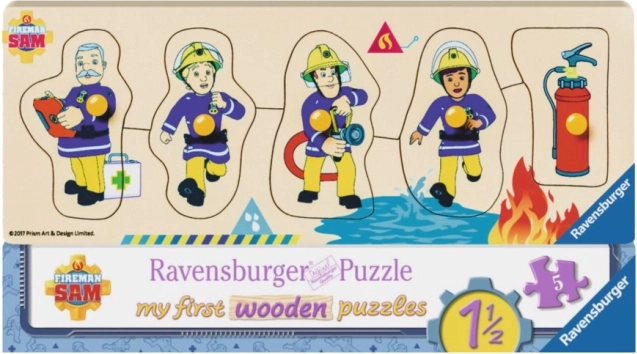 Wooden Insert Puzzle Fireman Sam and Friends Ravensburger