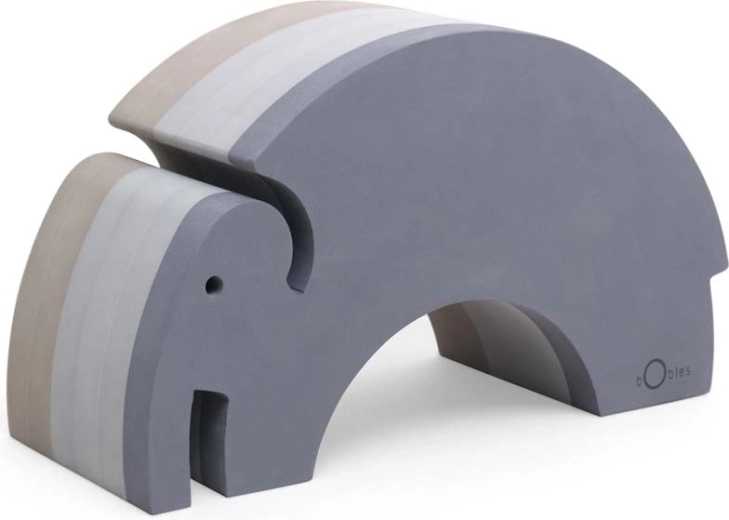 bObles слон L cloudy blue – балансираща и сензорна играчка за движение