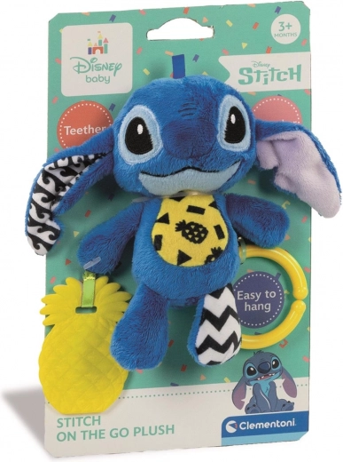 Плюшен STITCH за закачане с гризалка и пискалка