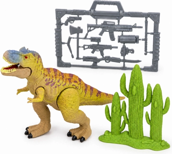 Dinosaur and accessories for realistic scenarios