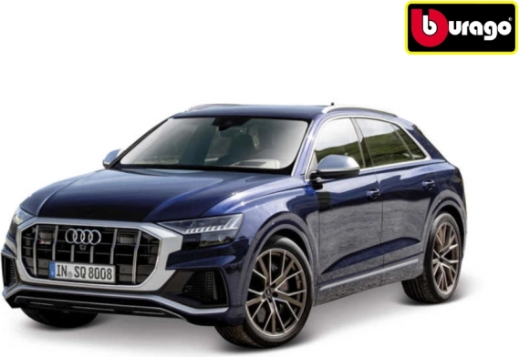 Метален модел Bburago 1:32 Audi SQ8 син