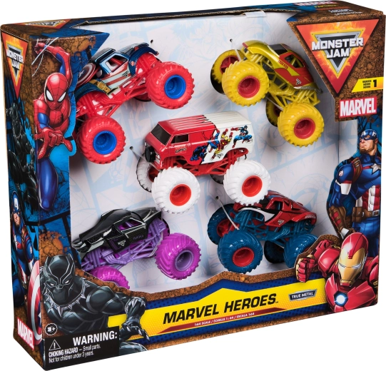 5 геройски monster truck-а в една опаковка
