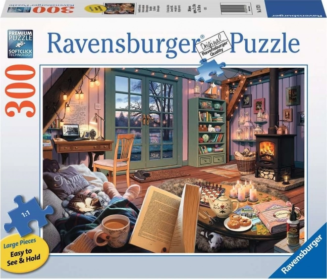 Ravensburger puzzle Cozy Corner, extra-large pieces, 300 pieces