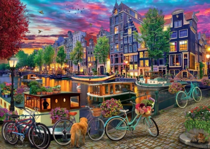 Puzzle DINO Painted Amsterdam 2000 pieces