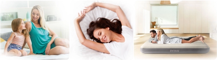 Spacious bed for two people