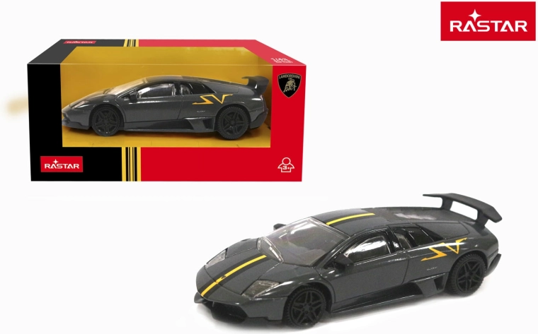 Rastar Lamborghini Murciélago LP 670-4 SV Superveloce 1:43 grey car model