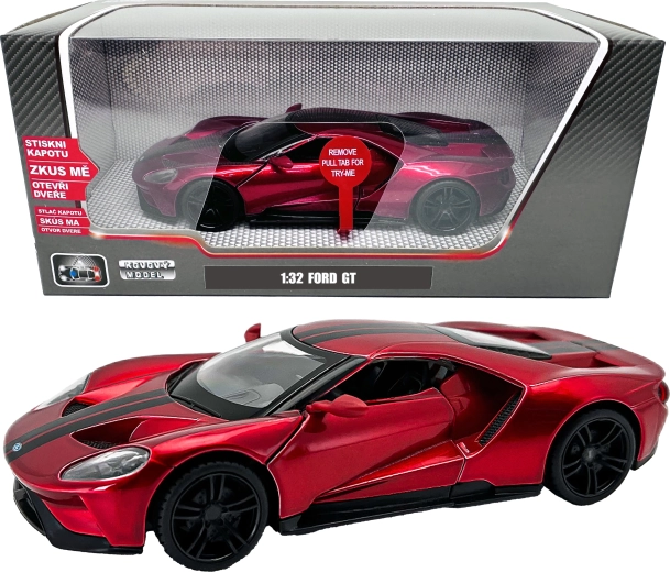 Метален модел Ford GT 2017 в мащаб 1:32 със светлинни и звукови ефекти