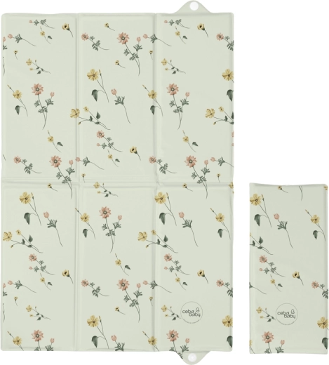Ceba Baby travel changing mat Basic floral breeze 60 × 40 cm