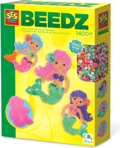 SES iron-on beads – mermaid, 1,400 pcs