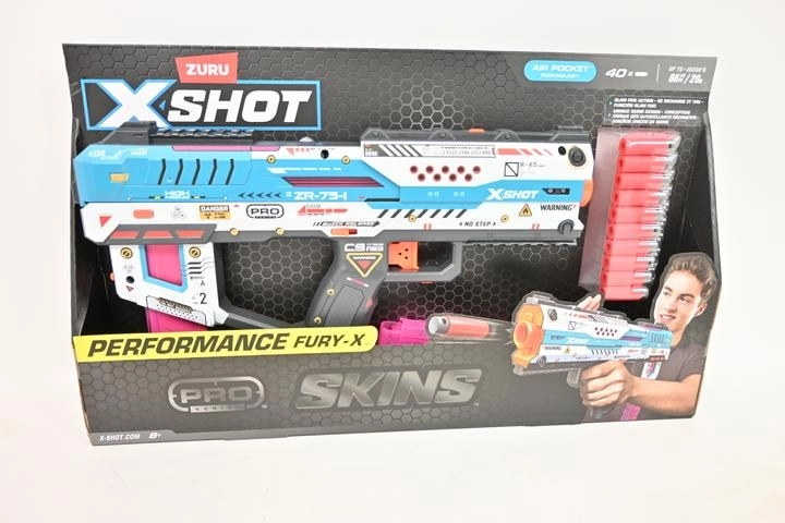 Zuru X-shot Skins Fury X за изстрелване на къси стрелички
