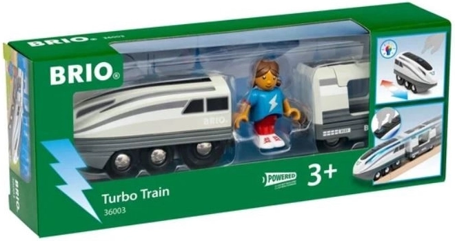 BRIO Turbo Train – super-fast locomotive with wagon