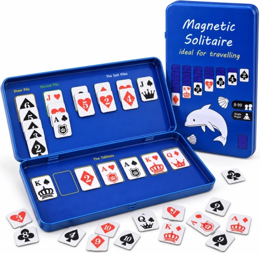 Magnetic Travel Solitaire for 1 Player