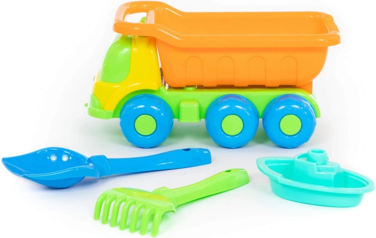 Dump truck with a movable tipper bed