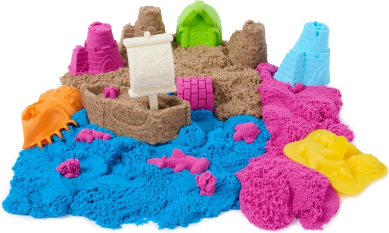 Three colors for creative beach worlds