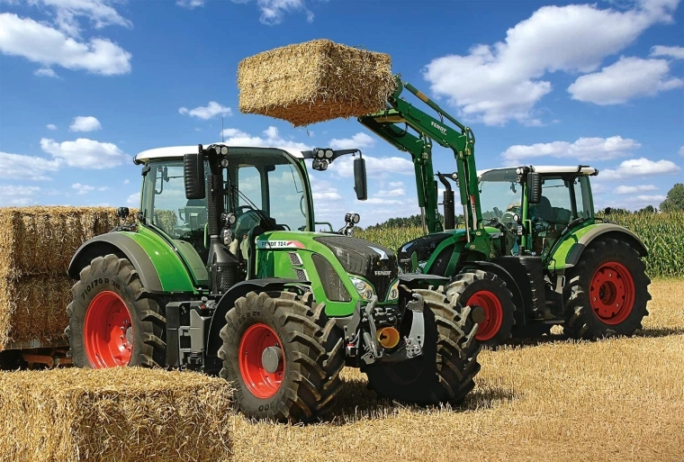 Пъзел SCHMIDT – трактори FENDT 724 Vario и FENDT 716 Vario, 100 части