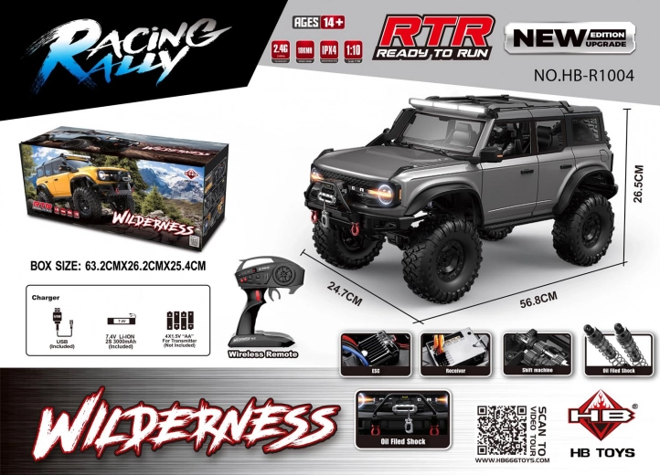 RC Car Wilderness 1:10 Grey