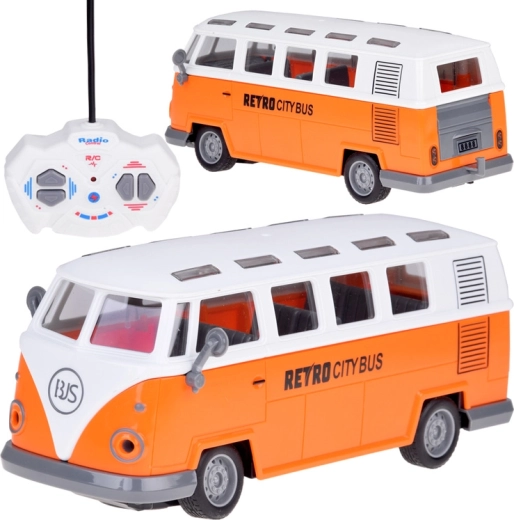 Ретро RC автобус с осветление – дистанционно управляван модел RETRO CITY BUS