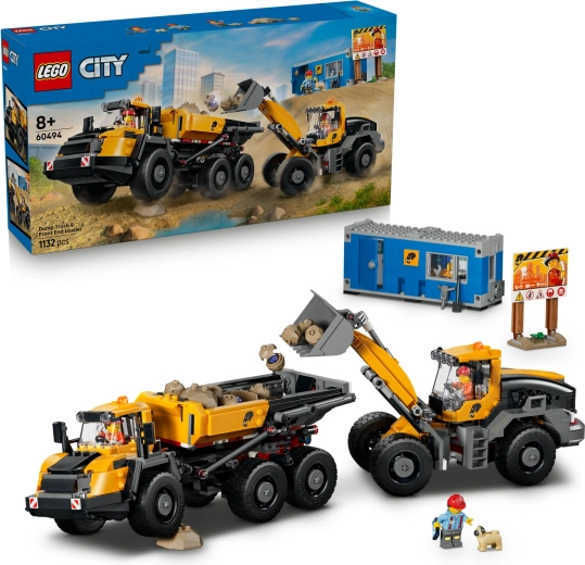 LEGO City Самосвал и челен товарач