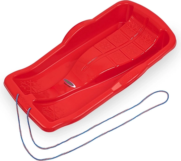 Детска шейна Snow Play Karol 80 см, червена