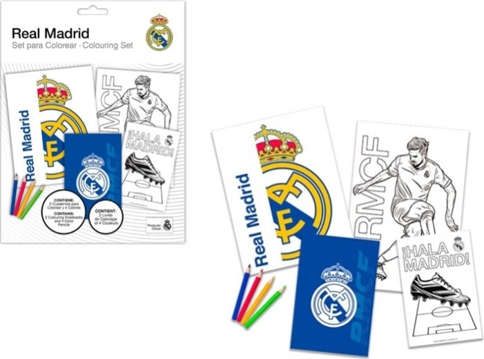Coloring Book with Markers REAL MADRID – creative set for kids