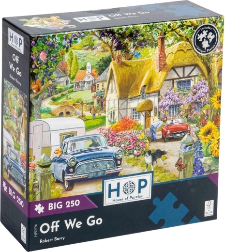 A picturesque scene full of details