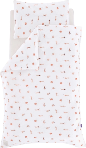 Träumeland jersey bedding set 135 × 200 cm + 80 × 80 cm cats & dogs