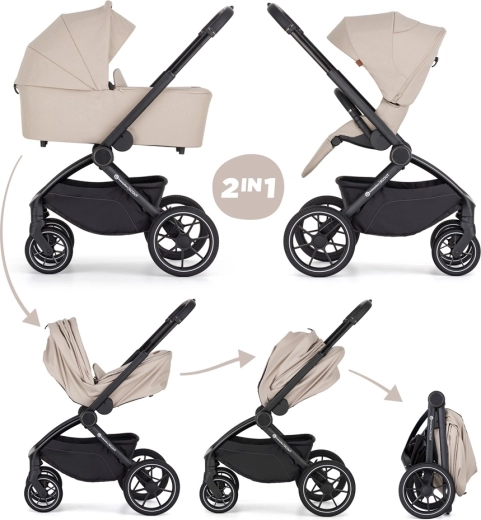 Petite&Mars Scout 2-in-1 stroller soft mousse