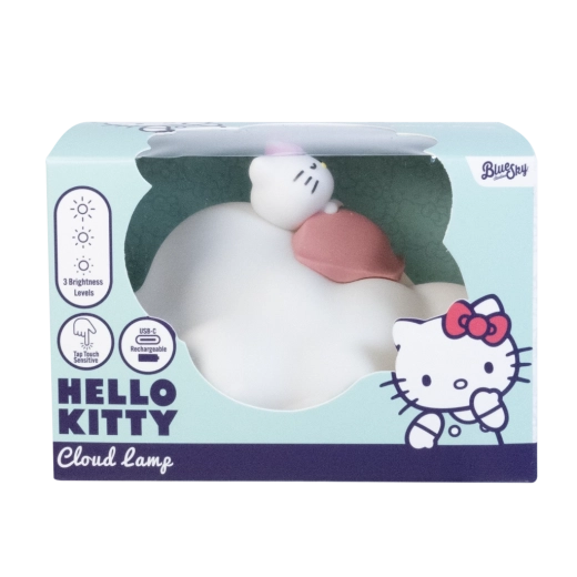 Hello Kitty cloud night light, touch-controlled and rechargeable