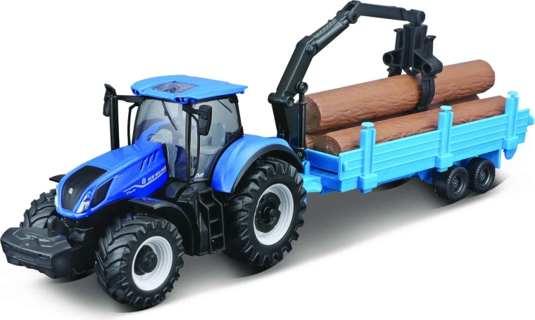 Фермерски комплект трактор New Holland T7.315 HD с 3 ремаркета 10 см