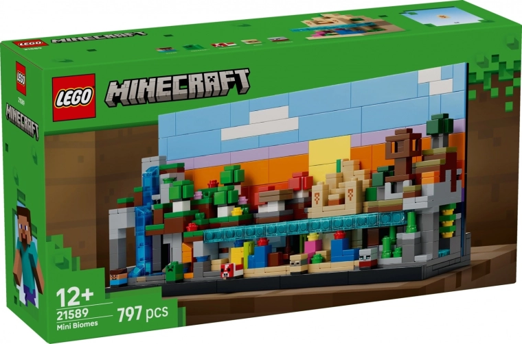 LEGO Minecraft Минибиоми – конструктор за излагане