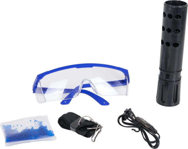 Safer action with protective goggles included