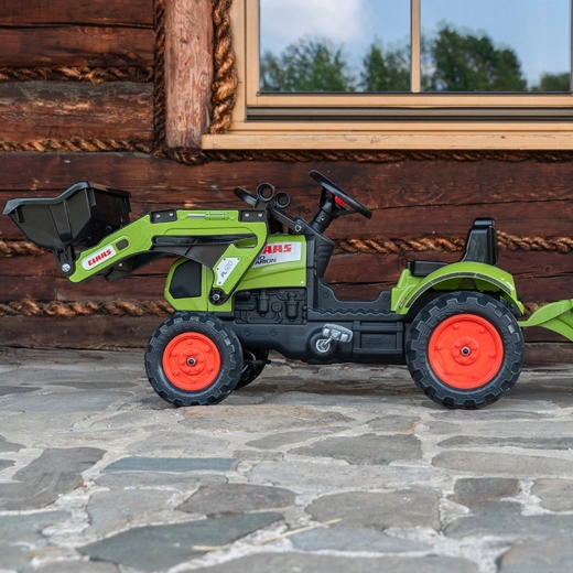 Front loader for scooping and carrying