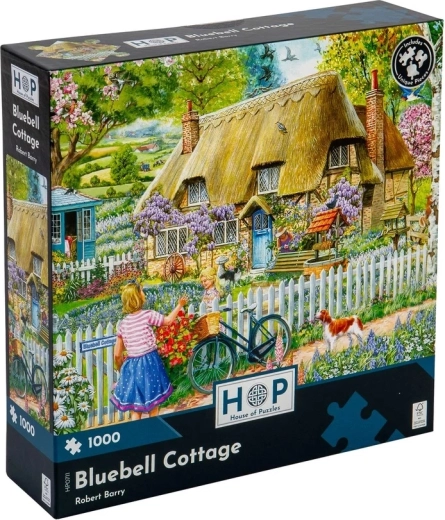 Picturesque countryside cottage scene