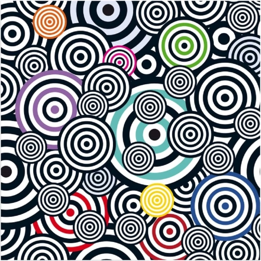 Curiosi square puzzle Q Shake pattern V 70 pieces
