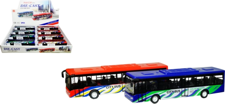 Metal-plastic bus with spring-drive