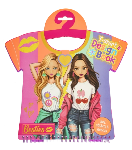 Книга за модни дизайнери на тениски Besties