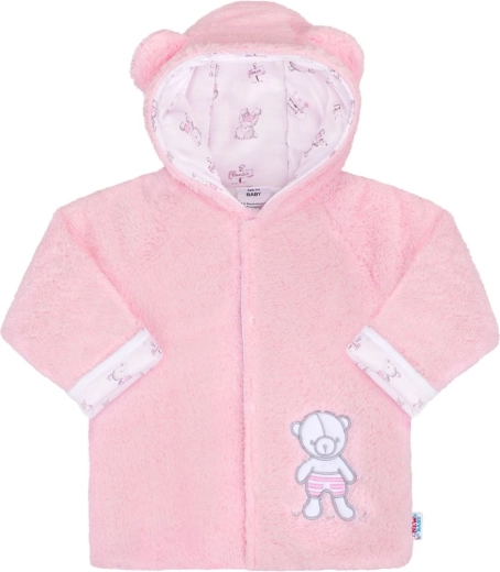 Winter baby jacket New Baby Nice Bear pink
