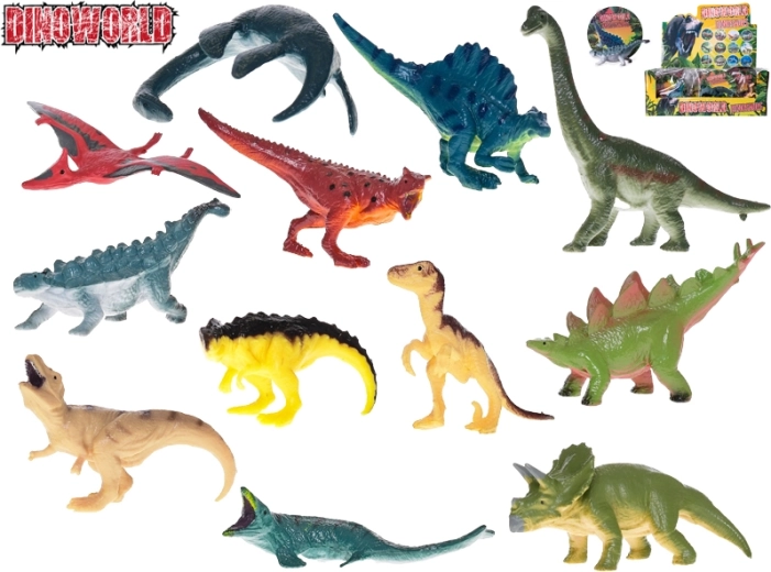 Dinoworld комплект фигурки на динозаври 12 бр., 8 см