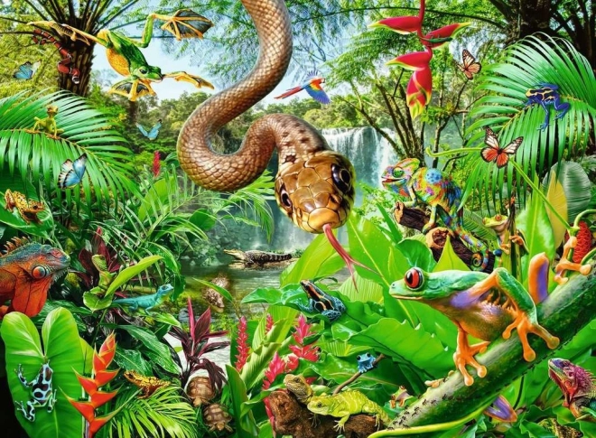 Пъзел Ravensburger Reptile Resort 300 части