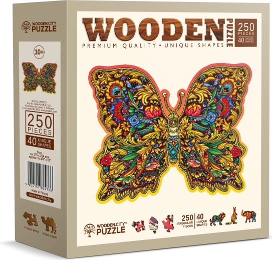 Дървен пъзел WOODEN CITY Кралски крила 250 части