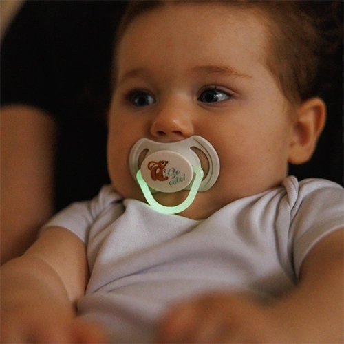 Nighttime peace with glow-in-the-dark handle