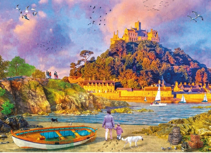 Mont Saint-Michel Puzzle 1000 Pieces