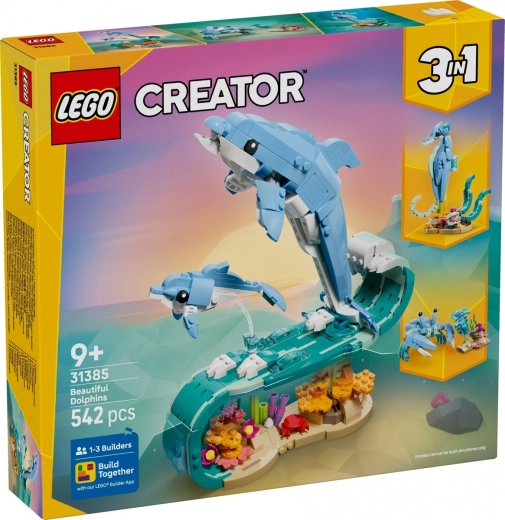 LEGO Creator 3 в 1 Морски животни: великолепен делфин