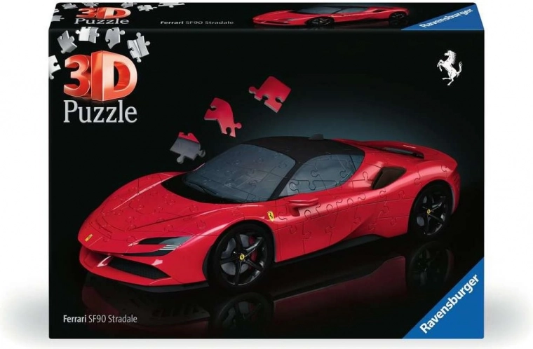 3D пъзел Ferrari SF90 Stradale от Ravensburger, 108 части