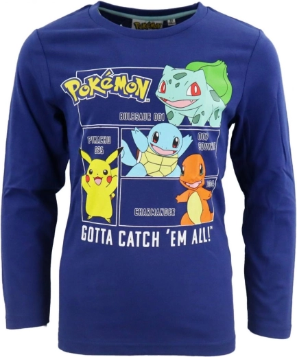 Тъмносиня тениска Pokémon