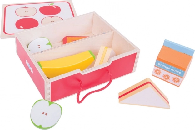 Дървена кутия за закуска BIGJIGS TOYS