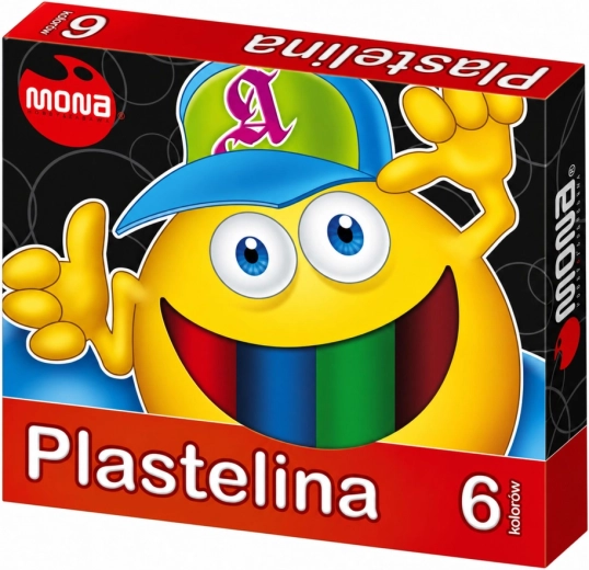 MONA school modeling clay, 6 colors